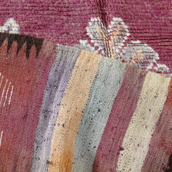 Vintage Carpet 10.1x4.9 Ft – Moroccan Wool Rug - Image 6