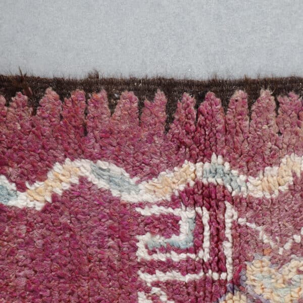 Vintage Carpet 10.1x4.9 Ft – Moroccan Wool Rug - Image 7