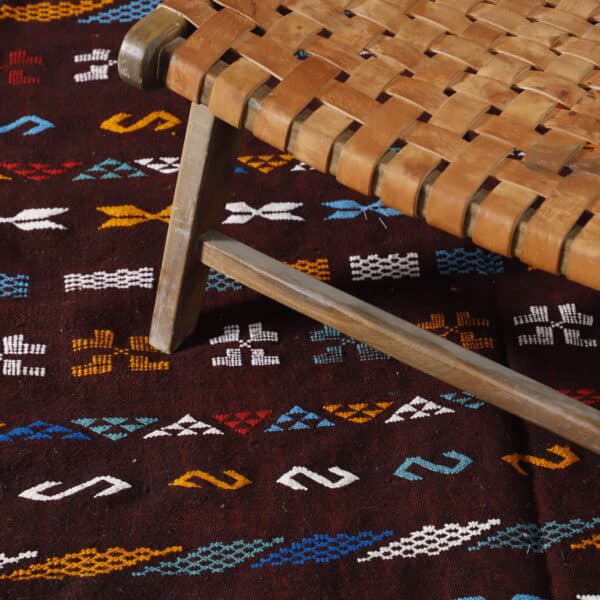 Kilim Rug 8.4x4.1 Ft – Moroccan Rug - Image 9