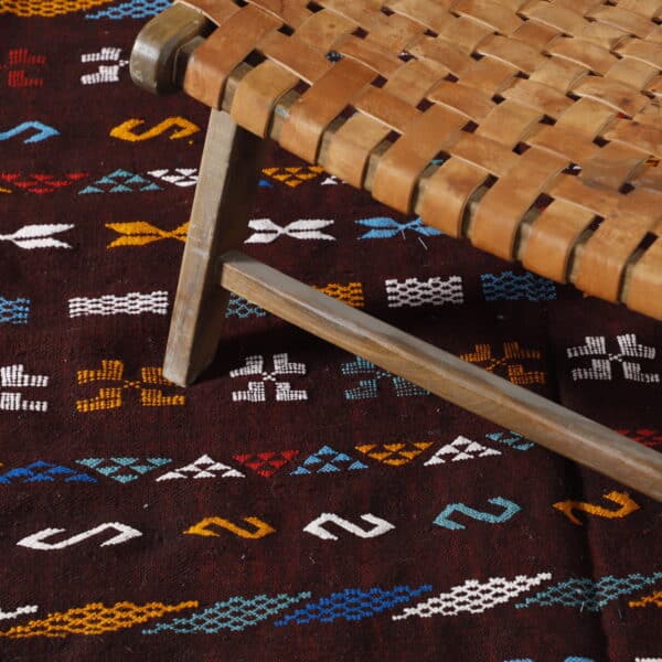 Kilim Rug 8.4x4.1 Ft – Moroccan Rug - Image 2