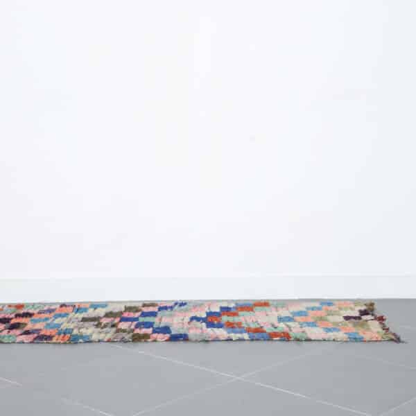 Boucherouite 8.7x2.0 Ft – Handmade Moroccan Rug - Image 6