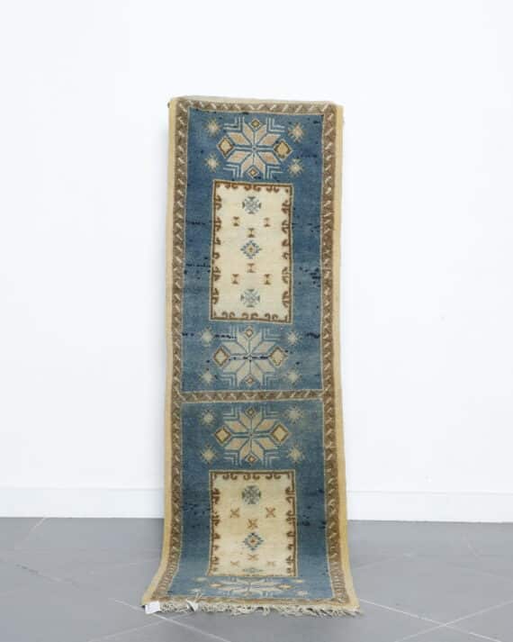 Vintage Taznakht 6.5x1.8 Ft handmade in Morocco with Amazigh symbols