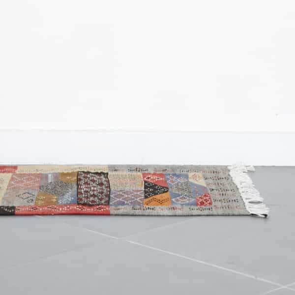 Pecasso Kilim Rug 5.1x1.9 Ft – Abstract Moroccan Rug - Image 2