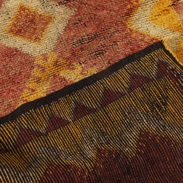 Vintage Taznakht 4.9x2.3 Ft – Handmade Moroccan Wool Rug - Image 6