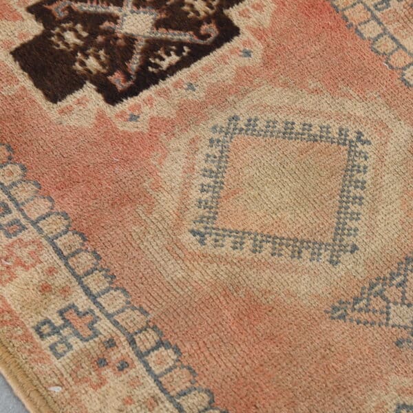 Vintage Taznakht Runner 9.1x2.0 Ft – Moroccan Wool Rug - Image 4