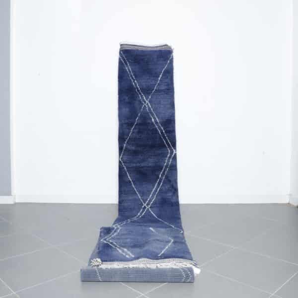 Taznakht Runner 16.4x2.1 Ft handmade in Morocco with Amazigh symbols