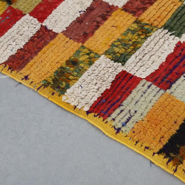 Vintage Taznakht 5.4x2.4 Ft – Handmade Moroccan Wool Rug - Image 3