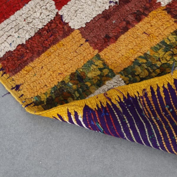 Vintage Taznakht 5.4x2.4 Ft – Handmade Moroccan Wool Rug - Image 6