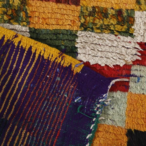 Vintage Taznakht 5.4x2.4 Ft – Handmade Moroccan Wool Rug - Image 7