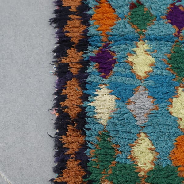 Boucherouite 6.2x2.9 Ft – Handmade Moroccan Rug - Image 5