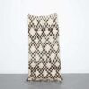 Vintage Beni Ourain 6.7x2.8 Ft handmade in Morocco with diamond motifs