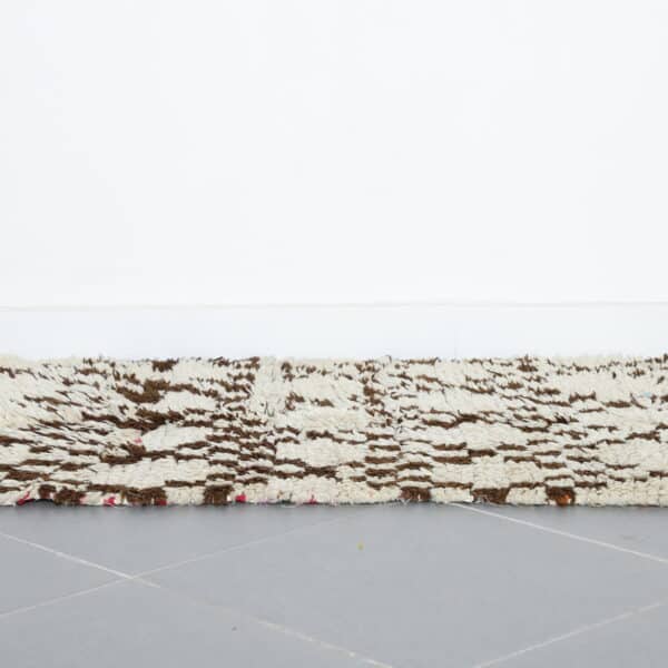Vintage Beni Ourain 6.7x2.8 Ft – Moroccan Wool Rug - Image 2