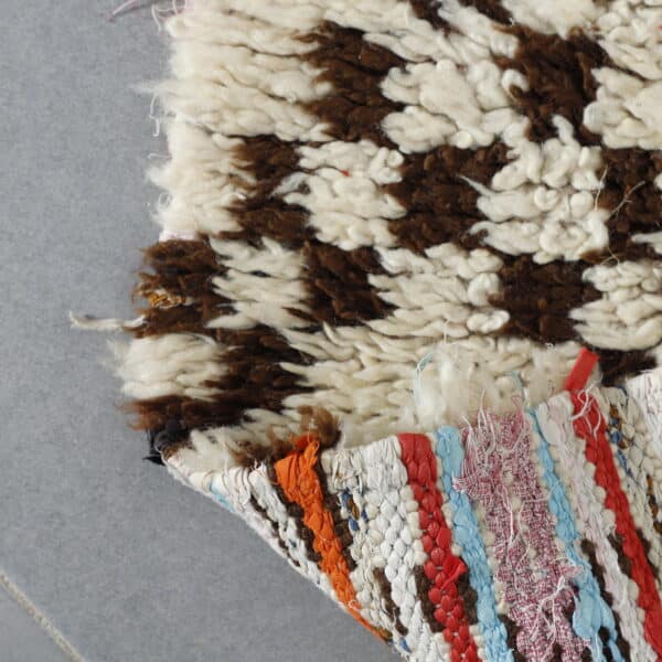 Vintage Beni Ourain 6.7x2.8 Ft – Moroccan Wool Rug - Image 6