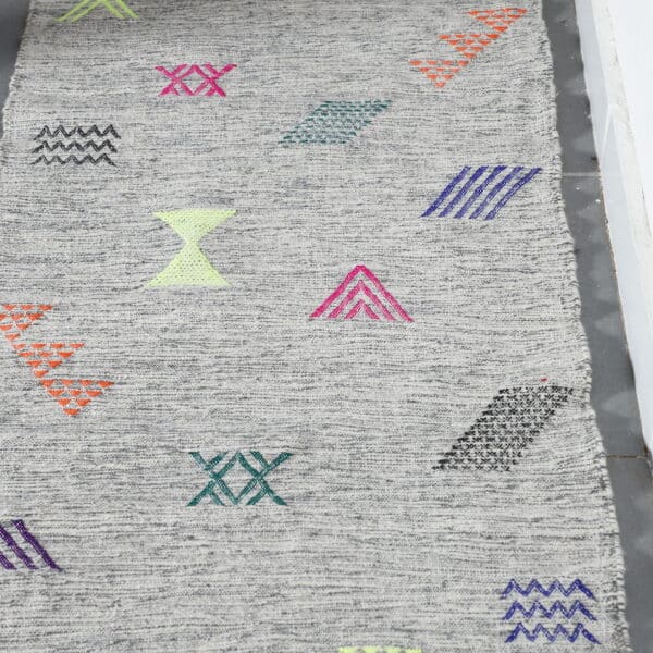 Vintage Runner 8.9x2.4 Ft – Handmade Moroccan Wool Rug - Image 5