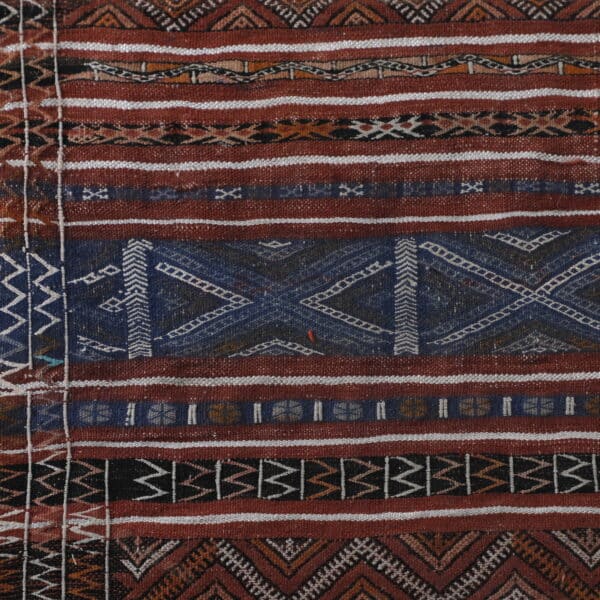 Vintage Azemour Runner 9.9x2.6 Ft – Moroccan Wool Rug - Image 3
