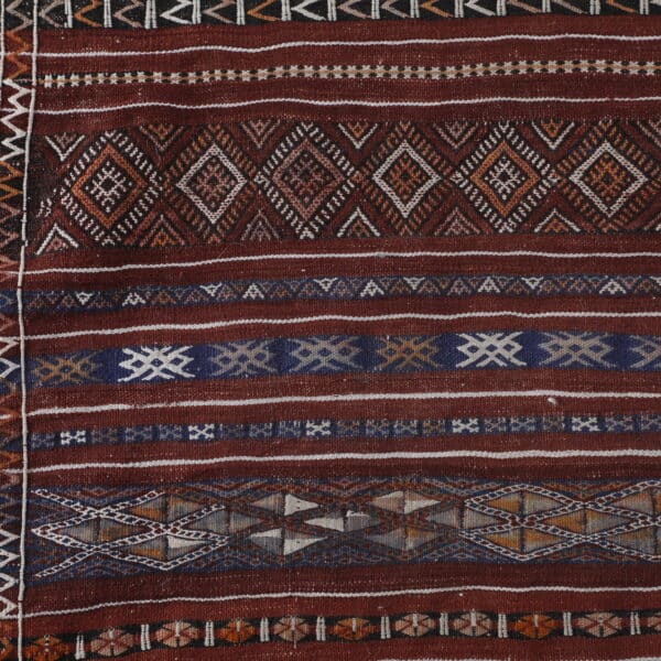 Vintage Azemour Runner 9.9x2.6 Ft – Moroccan Wool Rug - Image 4