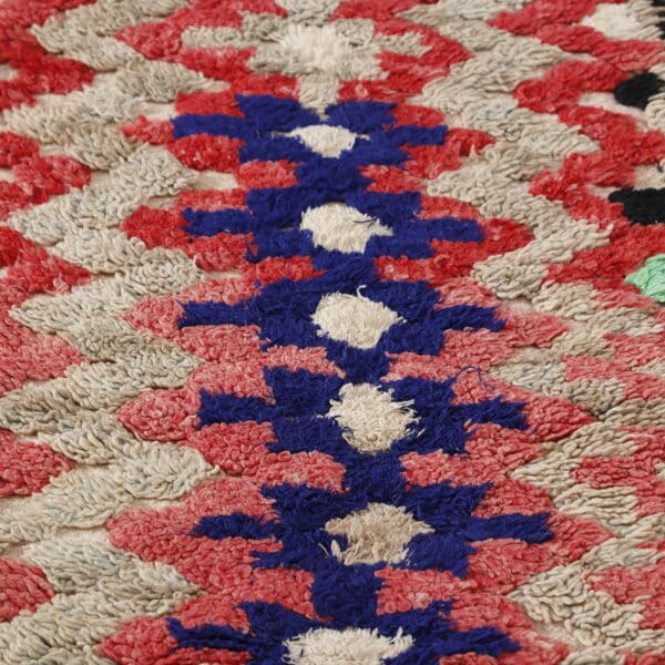 Taznakht Runner 7.3x2.4 Ft – Handmade Moroccan Wool Rug - Image 3
