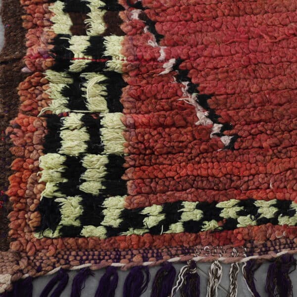 Boujaad Rug Runner 7.8x3.4 Ft – Moroccan Wool Rug - Image 4