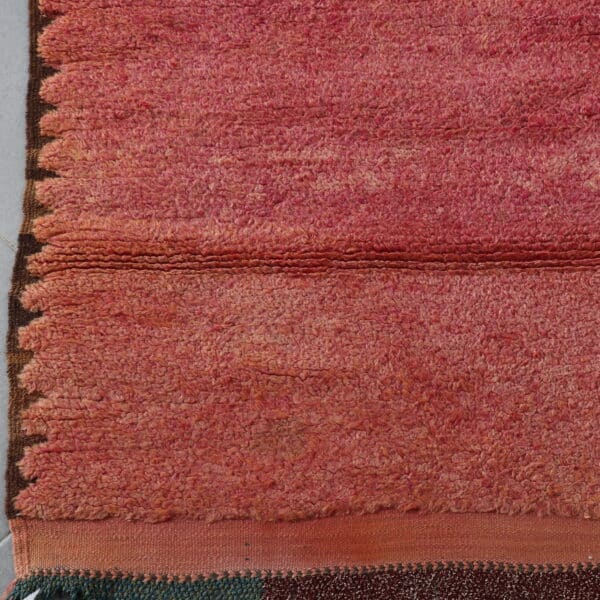 Vintage Boujaad 7.9x3.3 Ft – Handmade Moroccan Wool Rug - Image 3