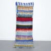 Boucherouite 8.4x2.7 Ft handmade in Morocco with colorful fabric
