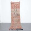 Boujaad Runner 10.2x2.8 Ft handmade in Morocco with faded tribal motifs