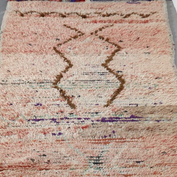 Boujaad Runner 10.2x2.8 Ft – Vintage Moroccan Wool Rug - Image 4