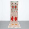 Boujaad Runner 12.3x2.6 Ft handmade in Morocco with faded tribal patterns