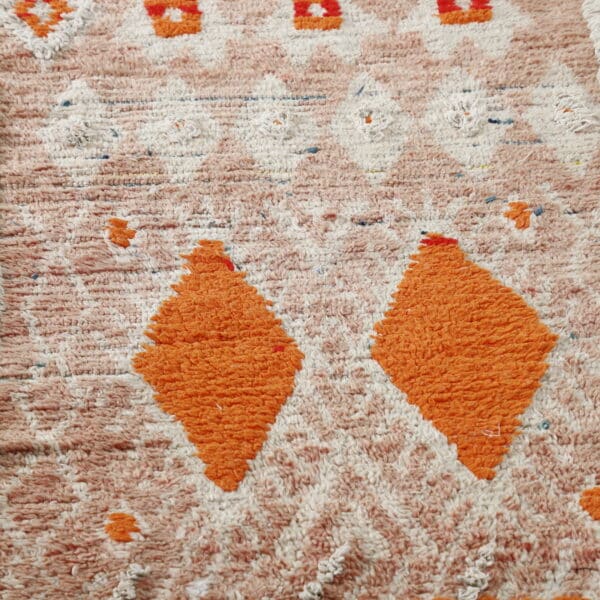 Boujaad Runner 12.3x2.6 Ft – Vintage Moroccan Wool Rug - Image 3