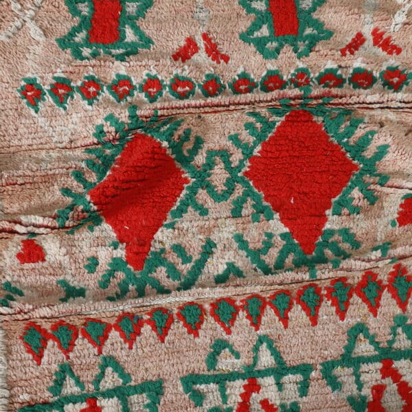 Boujaad Runner 12.3x2.6 Ft – Vintage Moroccan Wool Rug - Image 6
