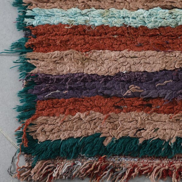 Boucherouite Rug 7.9x2.7 Ft - Image 3