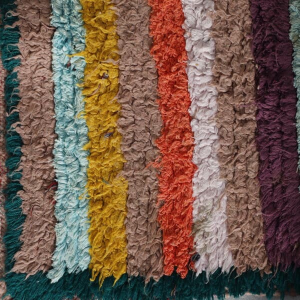 Boucherouite Rug 7.9x2.7 Ft - Image 6