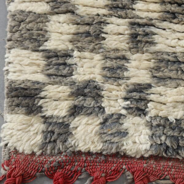 Boujaad Runner 8.9x2.9 Ft – Handmade Moroccan Wool Hallway Rug - Image 7