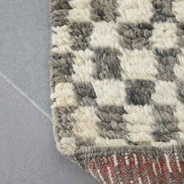 Boujaad Runner 8.9x2.9 Ft – Handmade Moroccan Wool Hallway Rug - Image 6