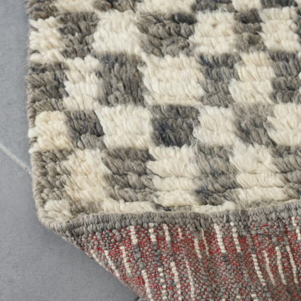 Boujaad Runner 8.9x2.9 Ft – Handmade Moroccan Wool Hallway Rug - Image 5