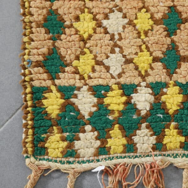 Vintage Boujaad Runner 8.2x2.8 Ft – Handmade Moroccan Wool Rug - Image 3