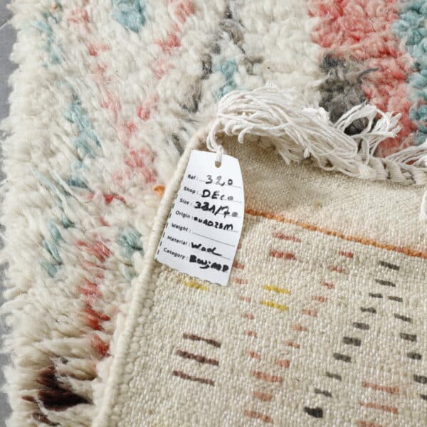 Moroccan Boujaad Rug 10.9x2.3 Ft – Handwoven Wool Runner - Image 5