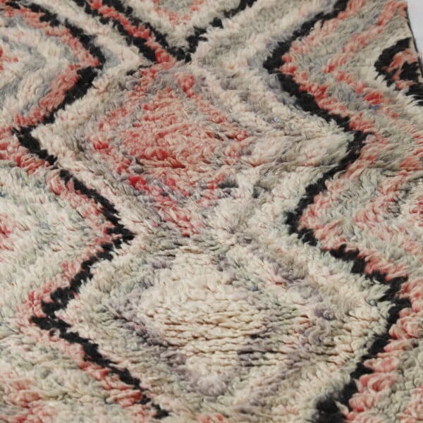 Boujaad Rug 12.0x2.3 Ft – Handmade Moroccan Wool Runner - Image 3