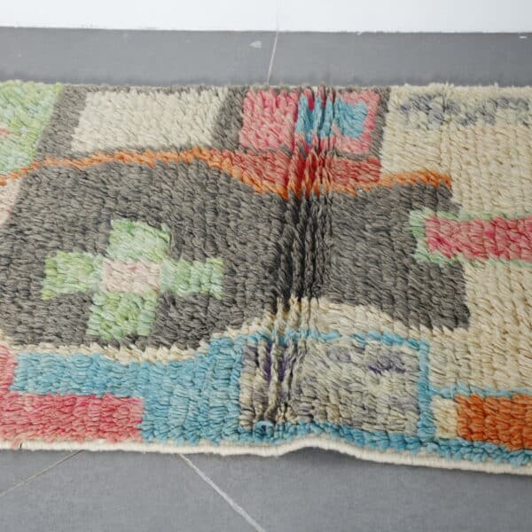 New Boujaad Runner 11.1x2.4 Ft – Contemporary Moroccan Wool Rug - Image 2