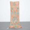 Vintage Boujaad runner 10.2x2.6 Ft handmade in Morocco with Amazigh motifs and aged wool
