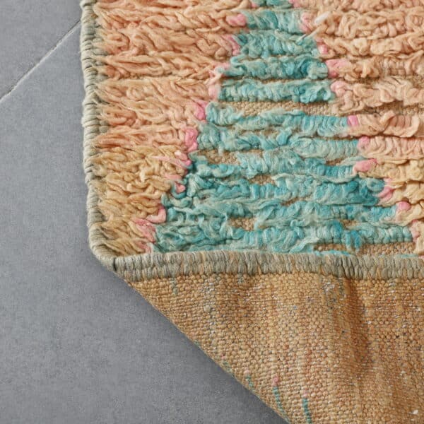 Vintage Boujaad Runner 10.2x2.6 Ft – Handmade Moroccan Wool Rug - Image 3