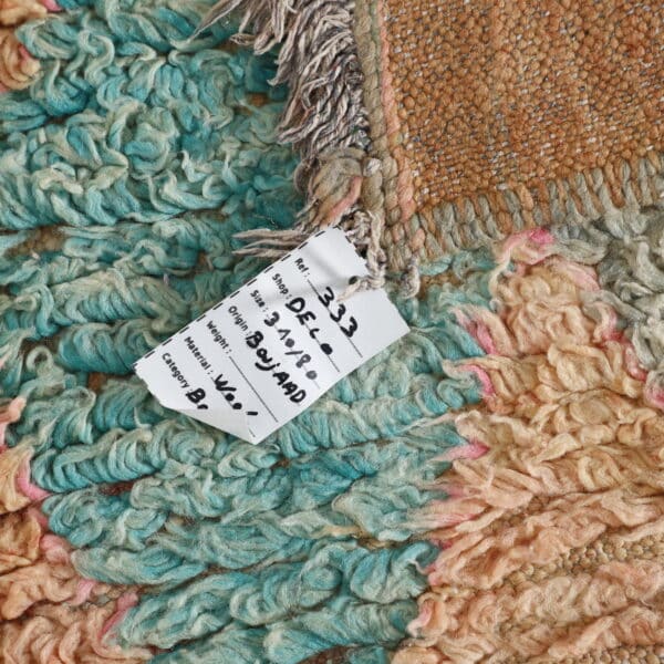 Vintage Boujaad Runner 10.2x2.6 Ft – Handmade Moroccan Wool Rug - Image 5