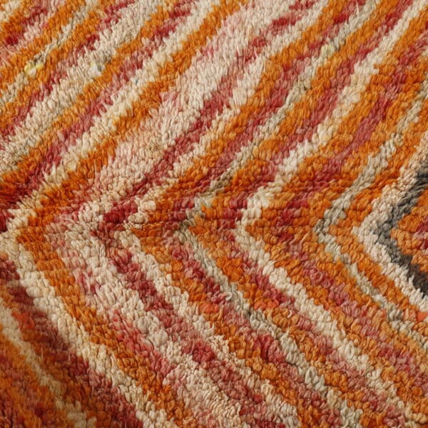 Vintage Boujaad Rug 11.1x2.5 Ft – Vintage Moroccan Wool Runner - Image 5