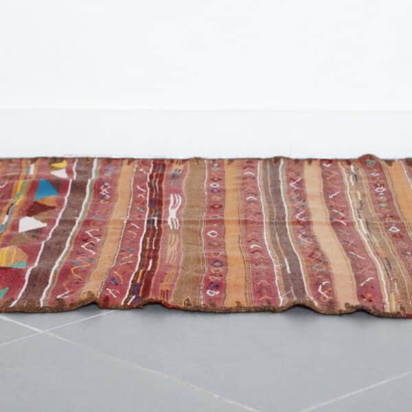 Vintage Moroccan Kilim Rug 5.7x3.6 Ft – Vintage Berber Rug - Image 2