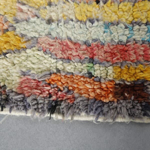 Berber Rug Boujaad 4.6x3.5 Ft – Handmade Moroccan Wool Carpet - Image 3