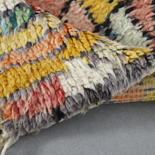 Berber Rug Boujaad 4.6x3.5 Ft – Handmade Moroccan Wool Carpet - Image 5