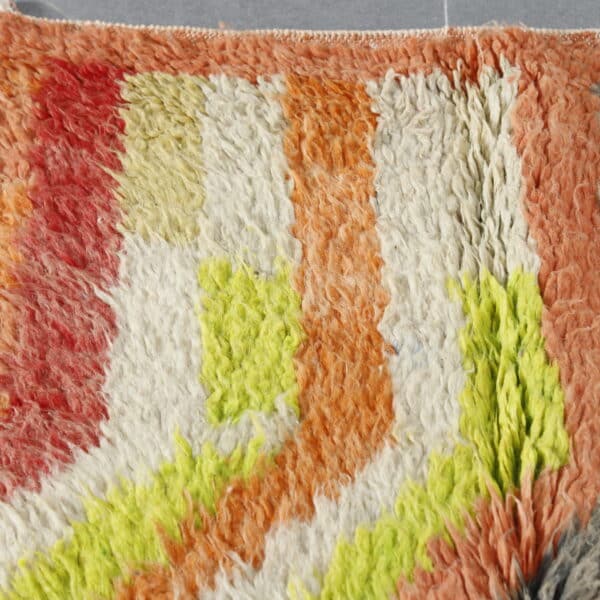 Moroccan Boujaad Rug 5.2x2.9 Ft – Moroccan Wool Carpet - Image 4