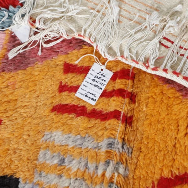 Boujaad Rug 5.9x4.1 Ft – Handmade Moroccan Wool Rug - Image 5