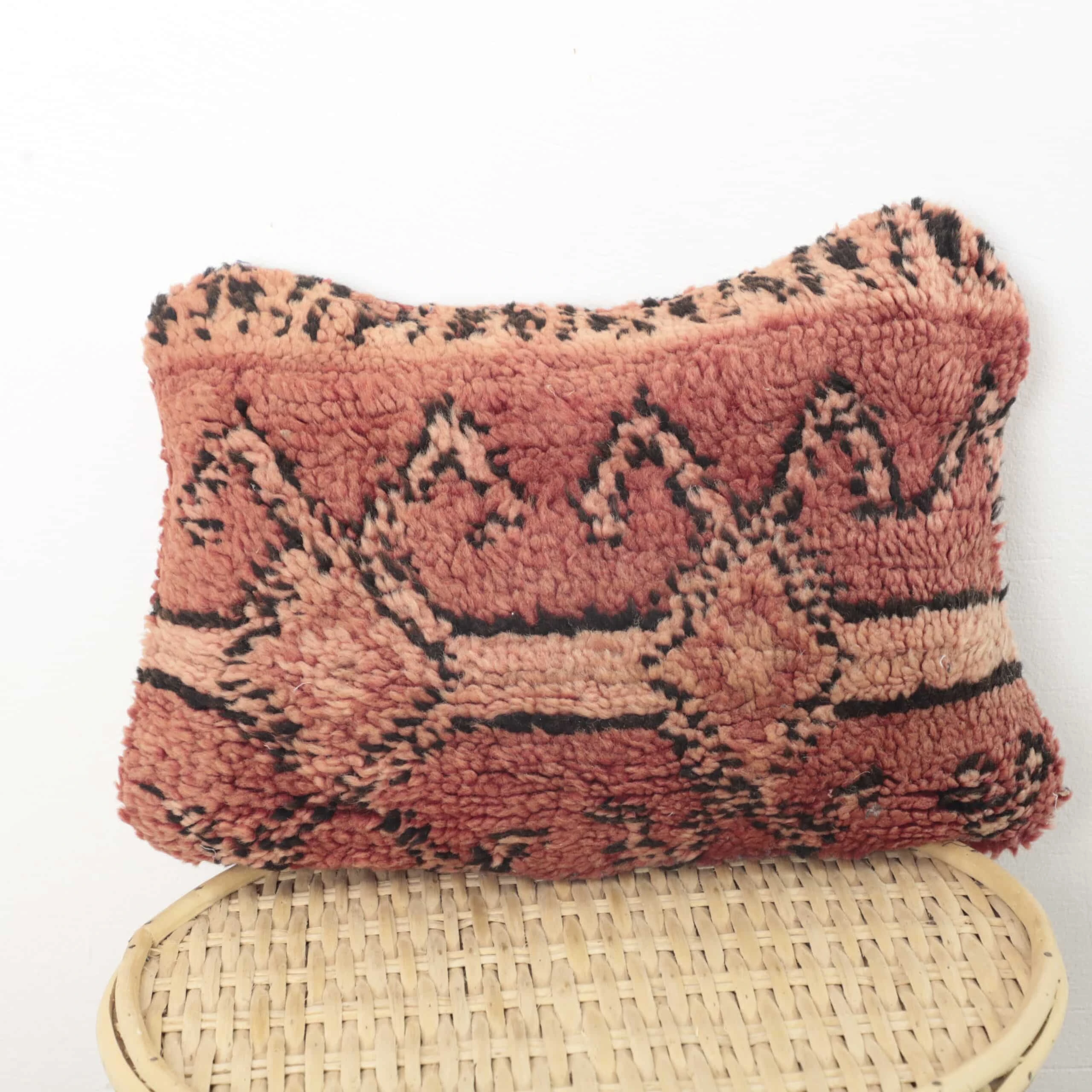 Moroccan Wool Pillow 47×29 cm