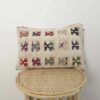 embroidered Moroccan pillow