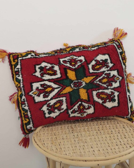 Moroccan wool pillow